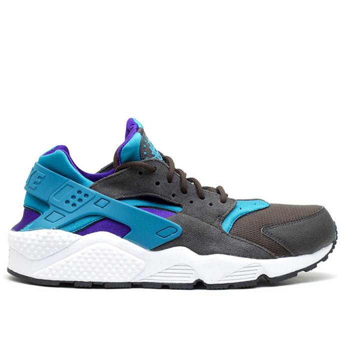 ナイキ Nike 【 Size? X Air Huarache \u0027Teal Pack\u0027 Men Classic Brown/Electric Purple-Tropical Teal 】 Huarache ハラチ メンズ 古典派音楽 赤銅色 赤銅色