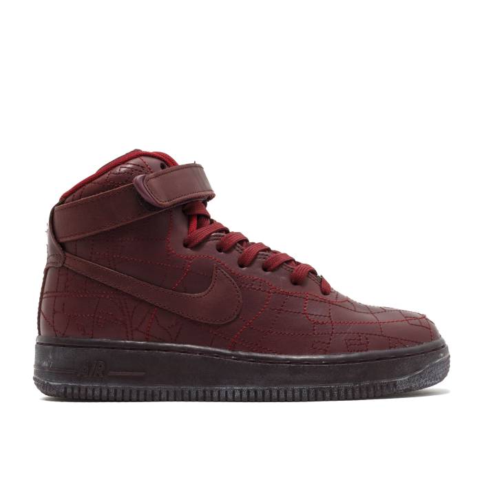 ナイキ Nike 【 Wmns Air Force 1 Hi Fw Qs \u0027Shanghai\u0027 Women Deep Burgundy/Deep Burgundy 】 レディース ディープ ぶどう酒色・バーガンディー
