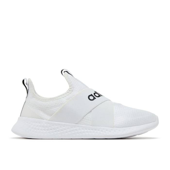 アディダス Adidas 【 Wmns Puremotion Adapt 'Cloud White' Women Cloud White/Core Black/Dove Grey 】 アダプト レディース 白色 ホワイト コア 黒色 ブラック 灰色 グレー|スニケス