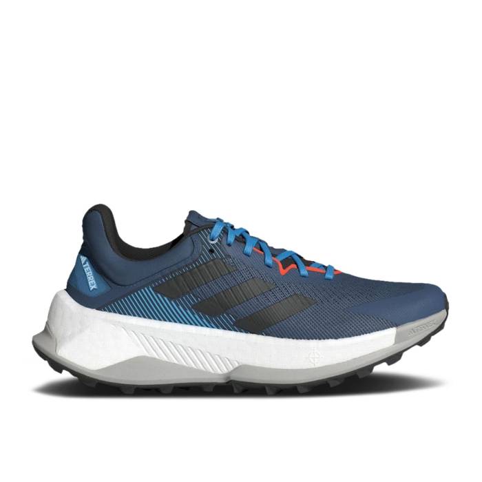 アディダス Adidas 【 Terrex Soulstride Ultra Trail 'Wonder Steel' Men Wonder Steel/Core Black/Pulse Blue 】 ultra ウルトラ メンズ Steel スティール コア 黒色 ブラック 青色 ブルー