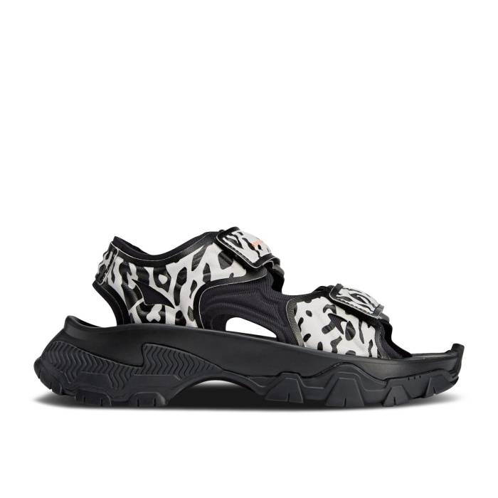 アディダス Adidas 【 Stella Mccartney X Wmns Hika Outdoor Sandal \u0027Animal Print\u0027 Women Cloud White/Core Black/Utility Black 】 レディース 白いこと 白いこと 中核グループ 黒いこと 黒いこと