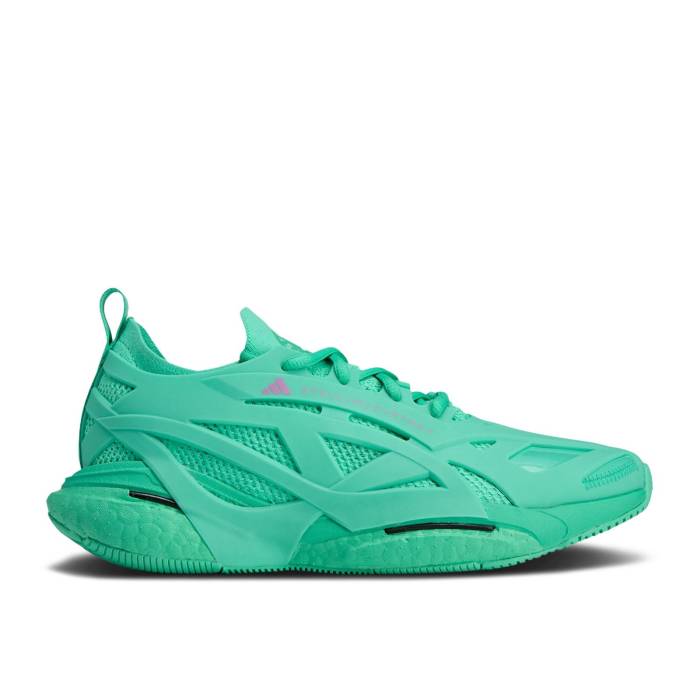 アディダス Adidas 【 Stella Mccartney X Wmns Solarglide \u0027Bright Green\u0027 Women Bright Green/Semi Pulse Lilac/Core Black 】 レディース green 緑・緑であること 中核グループ 黒いこと 黒いこと