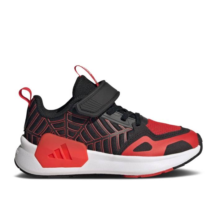 アディダス Adidas 【 Marvel X Runner K \u0027Spider-Man - Black Red\u0027 Youth Core Black/Red/Cloud White 】 黒いこと 黒いこと お坊っちゃん キッズ 中核グループ 黒いこと 黒いこと Red 赤・赤いこと 白いこと 白いこと