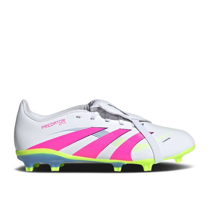 アディダス Adidas 【 Predator 24 League Foldover Tongue Fg K 'Celestial Victory Pack' Youth Cloud White/Lucid Pink/Lucid Lemon 】 プレデター Victory ビクトリー キッズ ベビー マタニティ キッズファッション 靴 その他画像