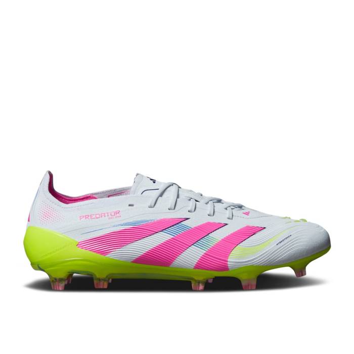 アディダス Adidas 【 Predator 24 Elite Fg \u0027Celestial Victory Pack\u0027 Men Cloud White/Lucid Pink/Lucid Lemon 】 プレデター エリート Victory 白星 メンズ 白いこと 白いこと pink サクラ色