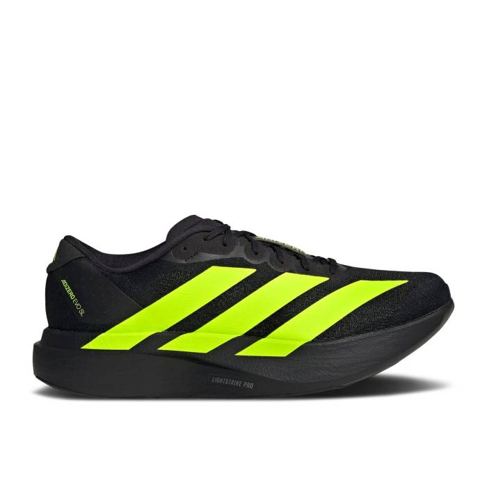 アディダス Adidas 【 Adizero Evo Sl 'Black Lucid Lemon' Men Core Black/Lucid Lemon/Iron Metallic 】 アディゼロ メンズ コア 黒色 ブラック|スニケス
