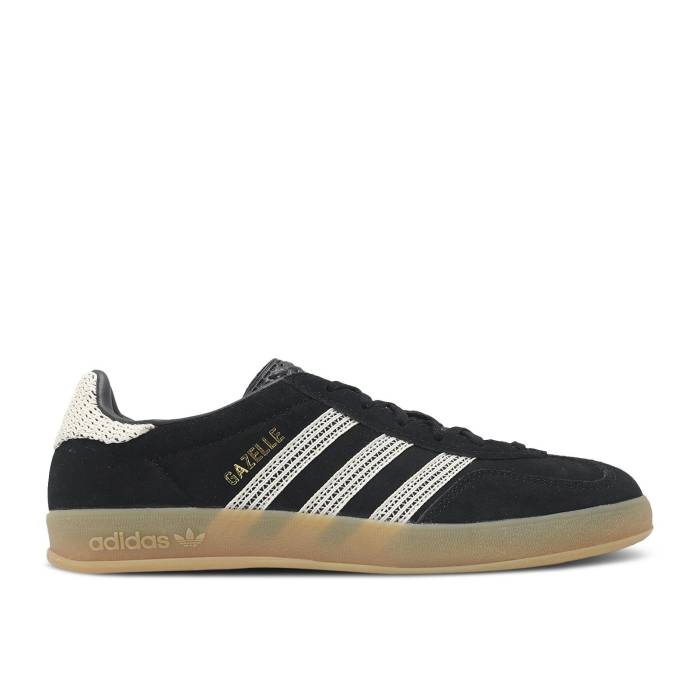 アディダス Adidas 【 Wmns Gazelle Indoor \u0027Black Wonder White Gum\u0027 Women Core Black/Wonder White/Gum 】 ガゼル 白いこと 白いこと レディース 中核グループ 黒いこと 黒いこと 白いこと 白いこと