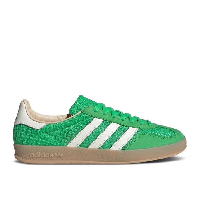 アディダス Adidas 【 Gazelle Indoor \u0027Energy Green\u0027 Men Energy Green/Off White/Magic Beige 】 ガゼル メンズ 活動力 green 緑・緑であること 白いこと 白いこと 神通力 ベージュ メンズ靴-スニーカー
