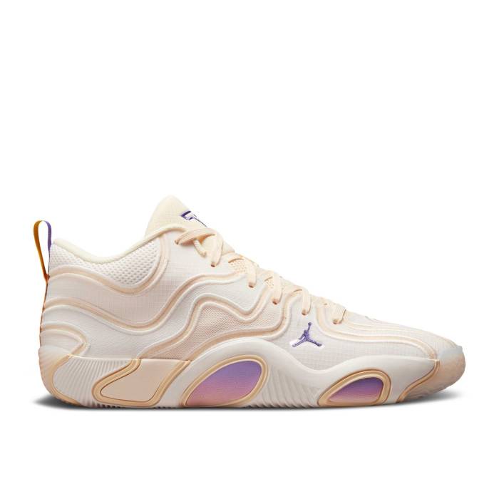 ナイキ エアジョーダン Air Jordan 【 Jordan Tatum 3 Offseason Men Sail/Dark Iris/Muslin/Pale Ivory/Citron Pulse/Atomic Violet 】 メンズ アイボリー 紫・バイオレット
