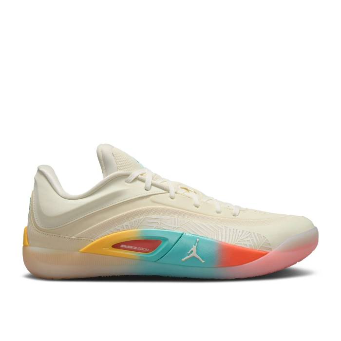 ナイキ エアジョーダン Air Jordan 【 Jordan Zion 4 Low Country Men Coconut Milk/Sail/Bright Mango/Aurora Green 】 メンズ green 緑・グリーン