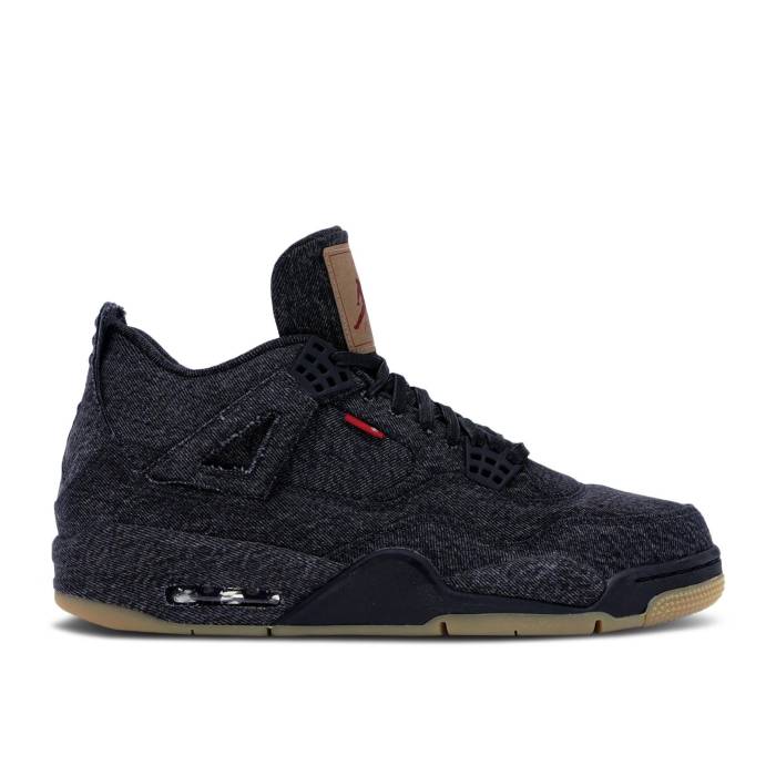 ナイキ エアジョーダン Air Jordan 【 Levi\u0027s X Jordan 4 Retro \u0027Black Denim - Blank Tag\u0027 Men Black/Black/Black 】 レトロ ジーンズ メンズ 黒いこと 黒いこと