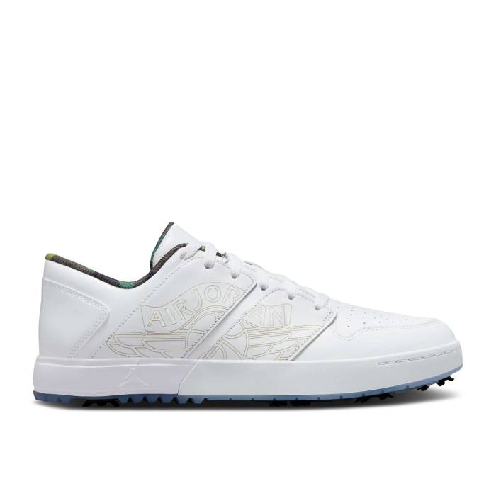 ナイキ エアジョーダン Air Jordan 【 Jordan Nu Retro 1 Low Golf \u0027Triple White\u0027 Men White/White/White 】 レトロ golf ゴルフ メンズ 白いこと 白いこと