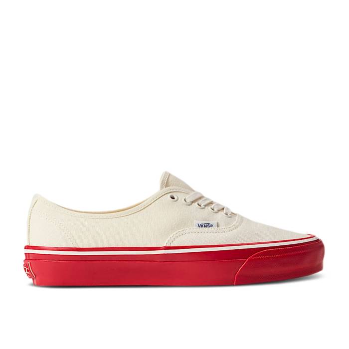 ヴァンズ Vans 【 Authentic 44 Lx \u0027White Red\u0027 Men White/Red 】 オーセンティック メンズ 白いこと 白いこと Red 赤・赤いこと