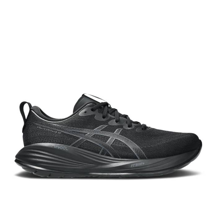 アシックス Asics 【 Gel Cumulus 27 Black Carrier Grey Men Black/Carrier Grey 】 メンズ 黒色 ブラック 灰色 グレー