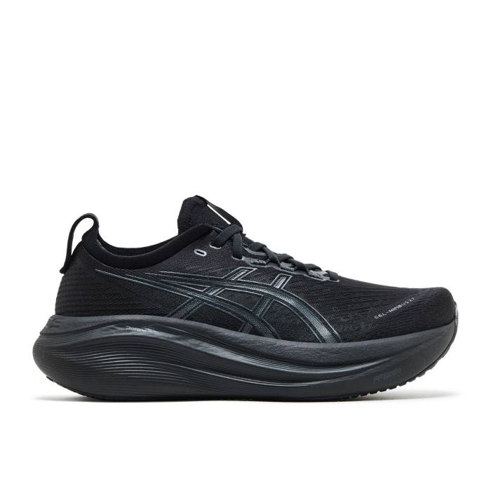 アシックス Asics 【 Gel Nimbus 27 Wide Black Graphite Grey Men Black/Graphite Grey 】 メンズ 黒色 ブラック 灰色 グレー