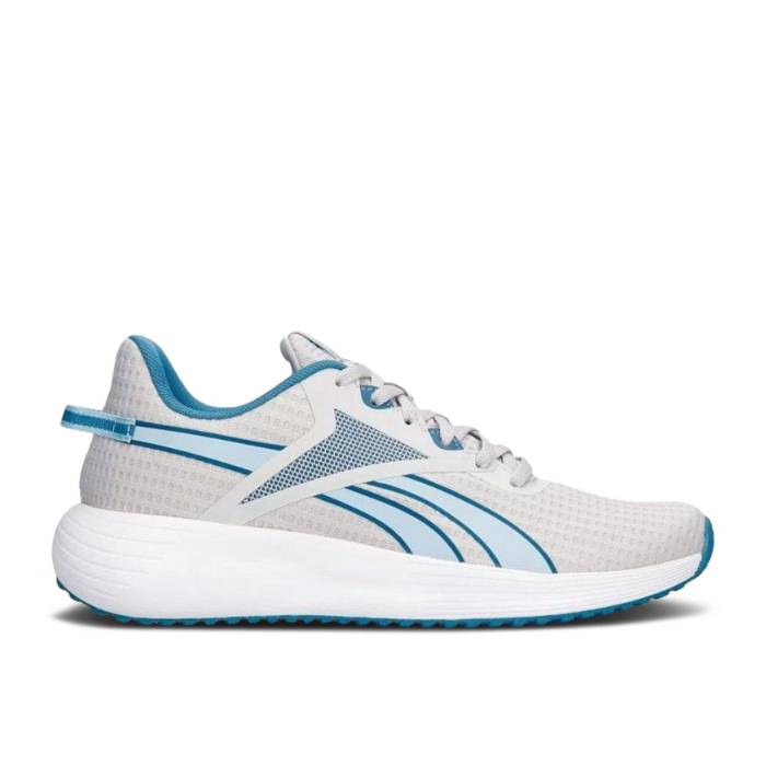リーボック Reebok 【 Wmns Lite Plus 3 \u0027Pure Grey Steely Blue\u0027 Women Pure Grey/Steely Blue/Blue Pearl 】 ともし火 薄墨色 薄墨色 レディース 純然たる 薄墨色 薄墨色 青味 青み パール