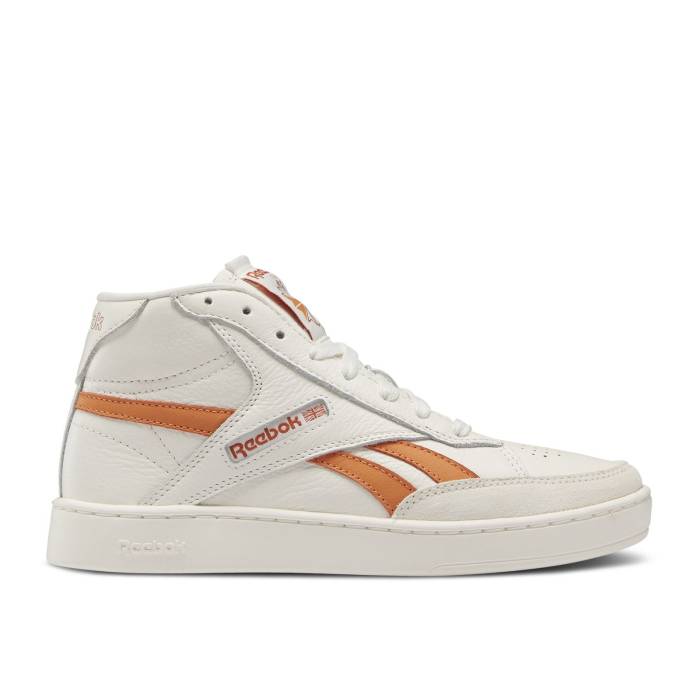 リーボック Reebok 【 Wmns Club C Form High \u0027Chalk Burnt Orange\u0027 Women Chalk/Peach Fuzz/Burnt Orange 】 野球クラブ 御機嫌 レディース orange 橙・オレンジ色