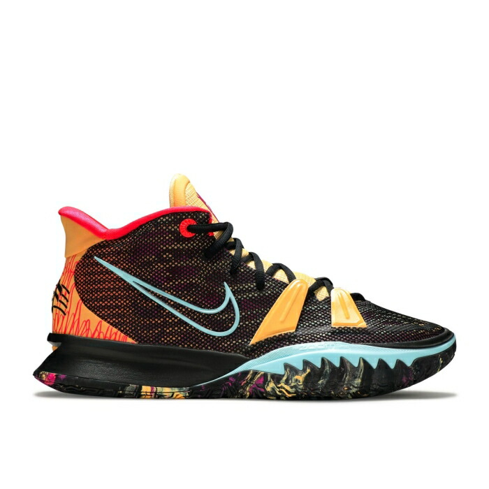 ナイキ Nike 【 Kyrie 7 Preheat oundwave Men Black/Glacier Ice/Melon Tint 】 Kyrie カイリー メンズ 黒色 ブラック