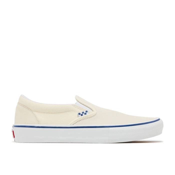 ヴァンズ Vans 【 Skate Slip-On 'Checkerboard - Off White' Men Off White 】 Skate スケート slip-on スリッポン メンズ 白色 ホワイト
