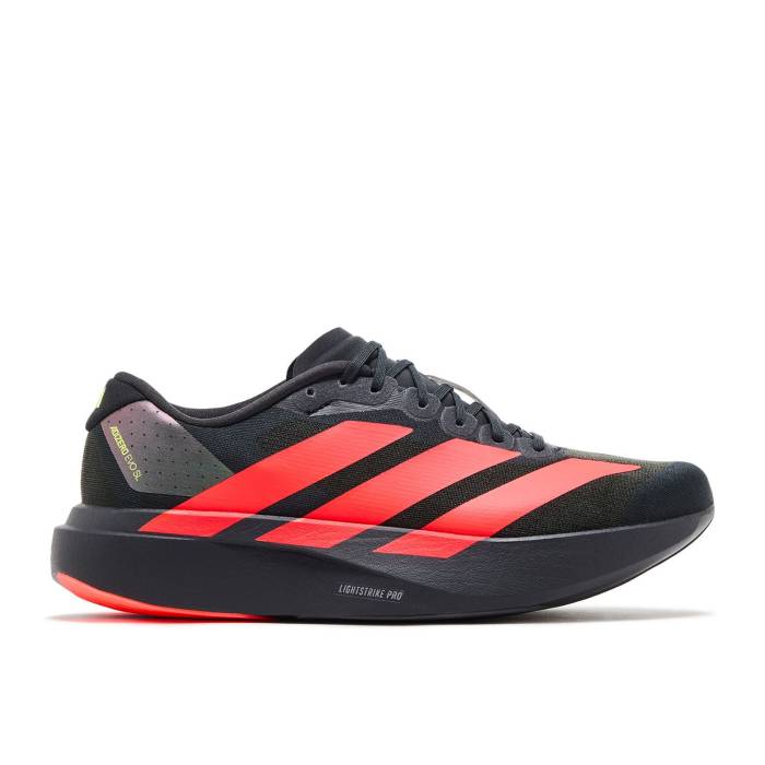 アディダス Adidas 【 Adizero Evo Sl \u0027Carbon Lucid Red\u0027 Men Carbon/Lucid Red/Solar Slime 】 アディゼロ メンズ 炭素 Red 赤・赤いこと
