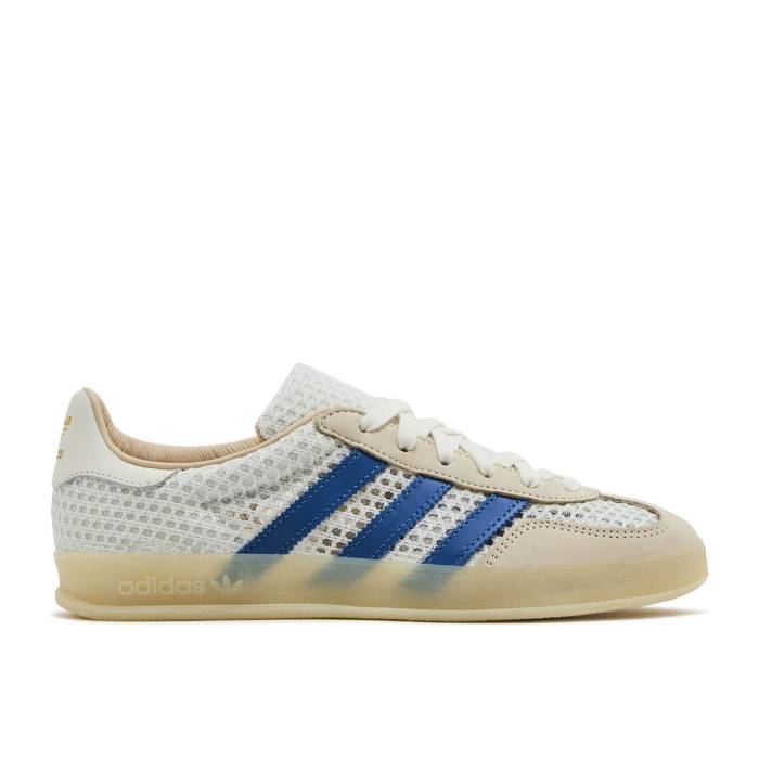 アディダス Adidas 【 Gazelle Indoor \u0027Off White Focus Blue\u0027 Men Off White/Focus Blue/Warm Vanilla 】 ガゼル 白いこと 白いこと メンズ 白いこと 白いこと 青碧 青碧 ウォーム