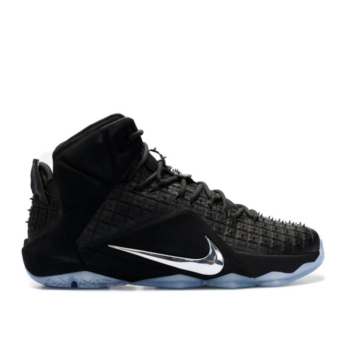 ナイキ Nike 【 Lebron 12 Ext \u0027Rubber City\u0027 Men Black/Chrome-Black 】 Lebron レブロン メンズ 黒いこと 黒いこと