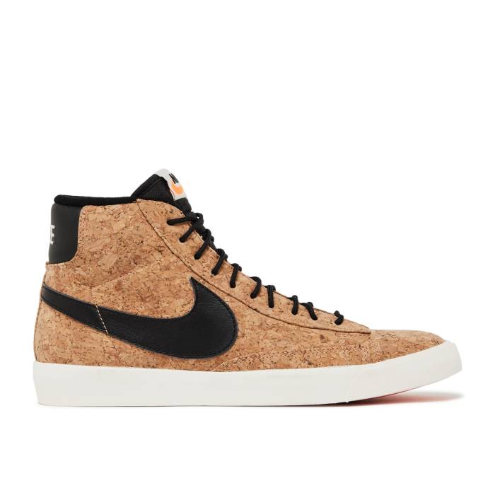 ナイキ Nike 【 Blazer Mid \u0027Cork\u0027 Men Natural/Black 】 ブレイザー ミッド メンズ 自然的 黒いこと 黒いこと