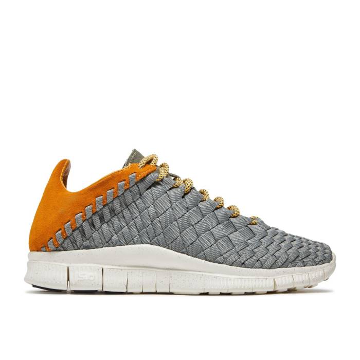 ナイキ Nike 【 Free Inneva Woven Men Mine Grey/Mn Grey-Lsr Orng-Sl 】 フリー Woven ウーブン メンズ 灰色 グレー