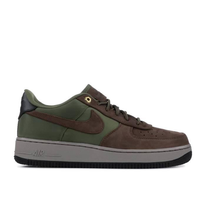 ナイキ Nike 【 Air Force 1 Low Premier ガウス \u0027Brown Army Olive\u0027 Youth Baroque Brown/Army Olive 】 割り増し金 正規陸軍 お坊っちゃん キッズ 赤銅色 赤銅色 正規陸軍 olive オリーブ