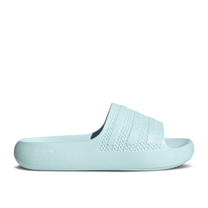 アディダス Adidas 【 Wmns Adilette Ayoon Slide \u0027Almost Blue\u0027 Women Almost Blue/Cloud White/Almost Blue 】 アディレッタ Slide サンダル レディース 青み 青色 白いこと 白いこと