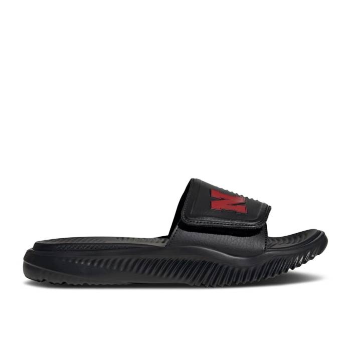 アディダス Adidas 【 Alphabounce Slide 2.0 'Ncaa Pack - Nebraska' Men Core Black/Team Power Red/Core Black 】 Slide サンダル メンズ コア 黒色 ブラック Team チーム Power パワー Red 赤・レッド