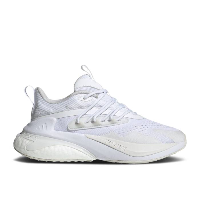 アディダス Adidas 【 Wmns Alphaboost V2 \u0027White Grey\u0027 Women Cloud White/Crystal White/Grey One 】 レディース 白いこと 白いこと 薄墨色 薄墨色