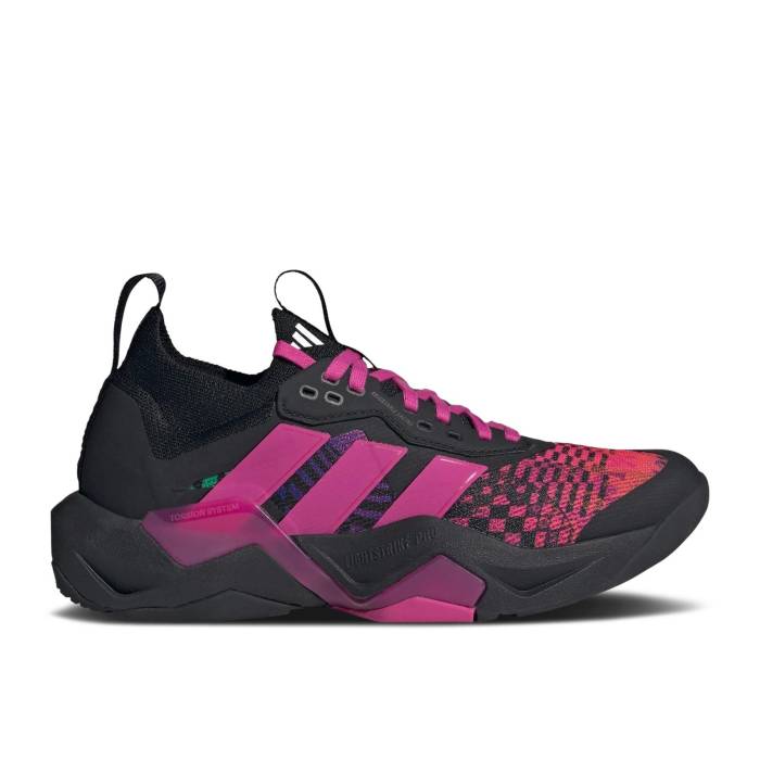 アディダス Adidas 【 Jeremy Scott X Wmns Rapidmove Adv 2 \u0027Pride\u0027 Women Cloud White/Core Black/Lucid Fuchsia 】 ジェレミー レディース 白いこと 白いこと 中核グループ 黒いこと 黒いこと