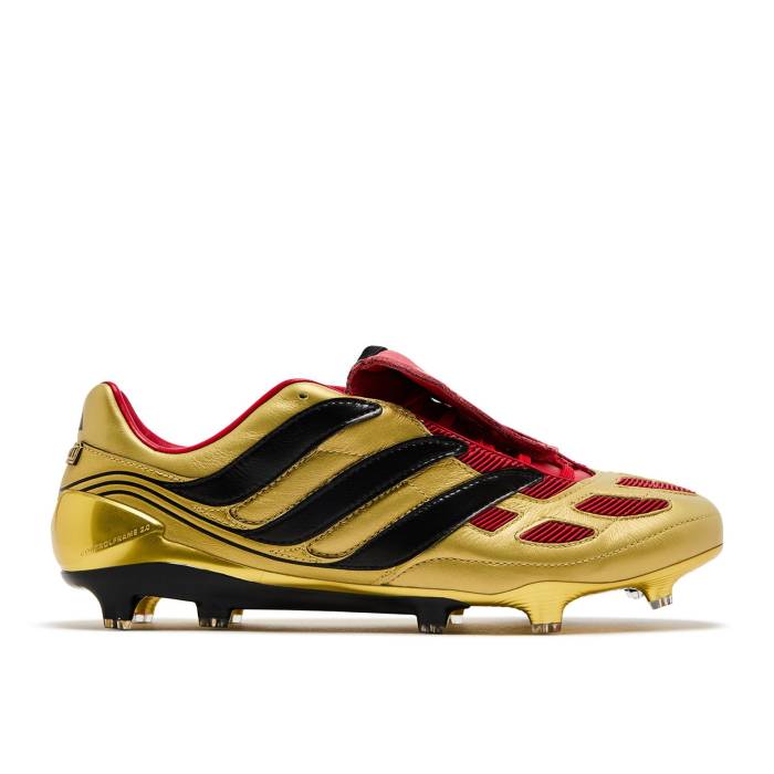 アディダス Adidas 【 Zinedine Zidane X Predator Precision Fg \u0027World Player\u0027 Men Gold Metallic/Core Black/Collegiate Red 】 プレデター メンズ ゴールド 中核グループ 黒いこと 黒いこと Red 赤・赤いこと