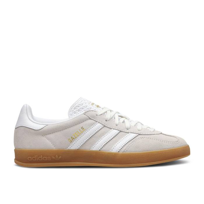 アディダス Adidas 【 Wmns Gazelle Indoor \u0027Footwear White Gum\u0027 Women Footwear White/Footwear White/Gum 】 ガゼル 白いこと 白いこと レディース 白いこと 白いこと