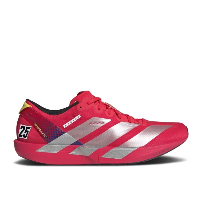 アディダス Adidas 【 Adizero Adios 9 \u0027Tokyo Race Pack\u0027 Men Lucid Red/Cloud White/Pure Sulfur 】 アディゼロ アディオス メンズ Red 赤・赤いこと 白いこと 白いこと 純然たる