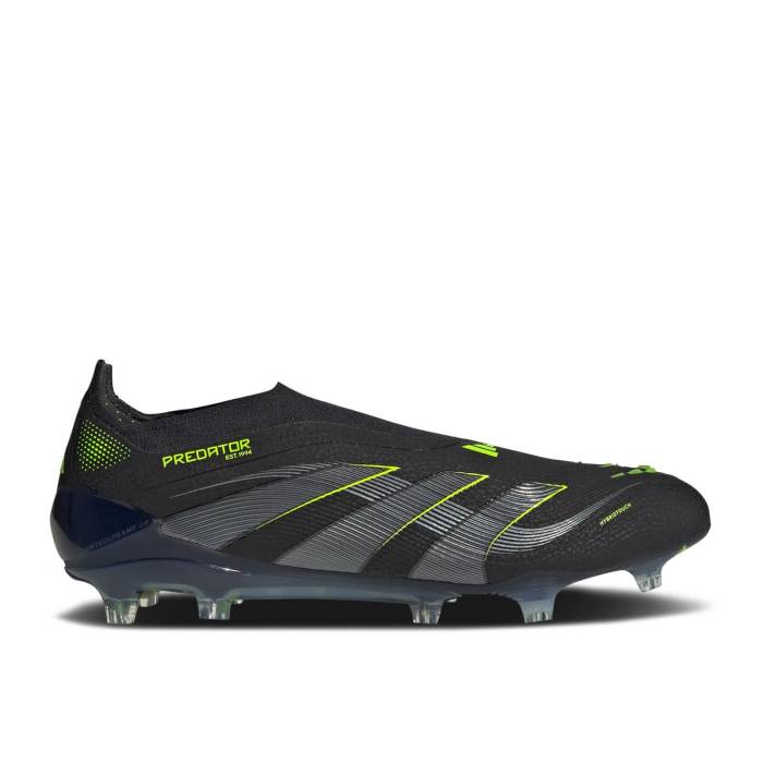 アディダス Adidas 【 Predator Elite Laceless Fg \u0027Electric Stealth Pack\u0027 Men Core Black/Carbon/Lucid Lemon 】 プレデター エリート ステルス メンズ 中核グループ 黒いこと 黒いこと 炭素