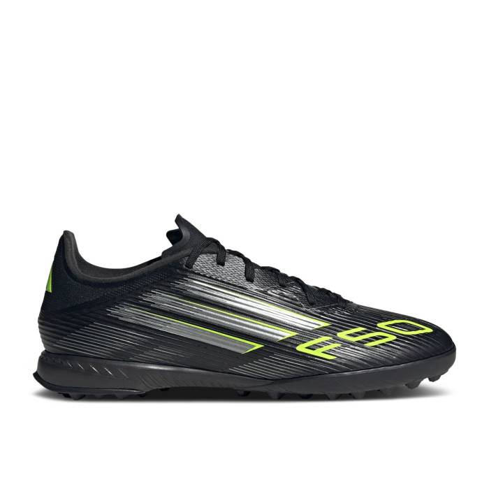 アディダス Adidas 【 Adizero F50 League Tf \u0027Electric Stealth Pack\u0027 Men Core Black/Iron Metallic/Lucid Lemon 】 アディゼロ ステルス メンズ 中核グループ 黒いこと 黒いこと