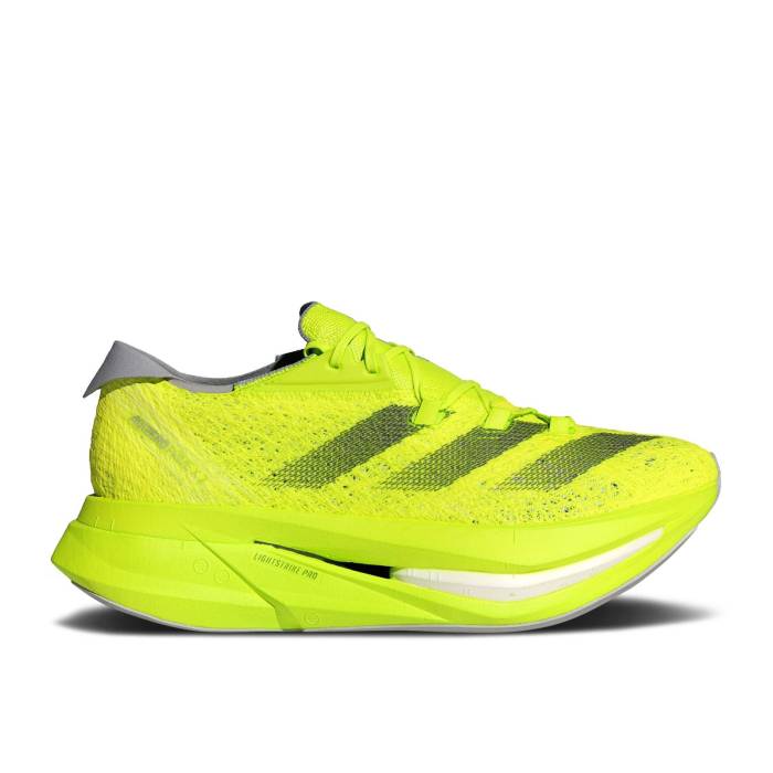 アディダス Adidas 【 Adizero Prime X 2.0 Strung 'Lucid Lemon Black' Men Lucid Lemon/Core Black/Halo Silver 】 アディゼロ メンズ コア 黒色 ブラック Silver 銀色・シルバー