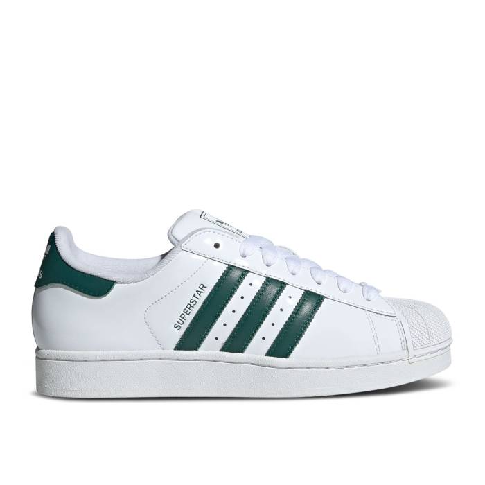 アディダス Adidas 【 Superstar 2 \u0027White Collegiate Green\u0027 Men Cloud White/Collegiate Green/Cloud White 】 Superstar はやりっ子 メンズ 白いこと 白いこと green 緑・緑であること