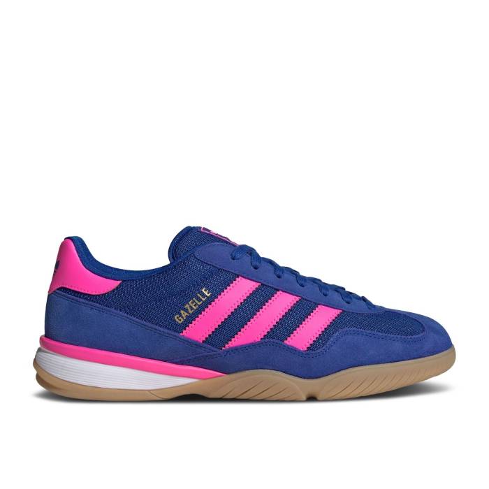 アディダス Adidas 【 Gazelle Sala \u0027Royal Blue Lucid Pink\u0027 Men Royal Blue/Lucid Pink/Cloud White 】 ガゼル 青み 青色 メンズ 青み 青色 pink サクラ色 白いこと 白いこと