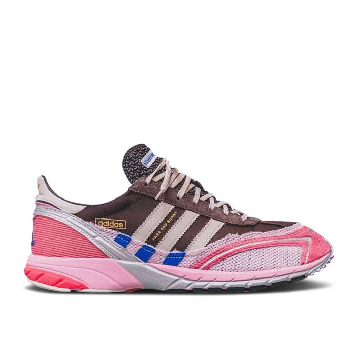 アディダス Adidas 【 Bad Bunny X Adizero Sl72 \u0027Brown Clear Pink\u0027 Men Brown/Clear Pink/Hazy Rose 】 アディゼロ メンズ 赤銅色 赤銅色 pink サクラ色 Rose サクラ色