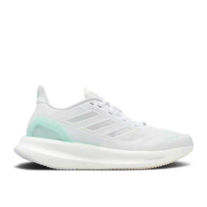 アディダス Adidas 【 Wmns Pureboost 5 Climacool \u0027White Semi Flash Aqua\u0027 Women Cloud White/Cloud White/Semi Flash Aqua 】 クライマクール レディース 白いこと 白いこと アクア