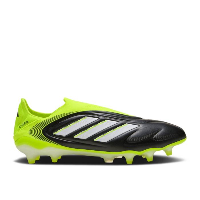 アディダス Adidas 【 Copa Pure 3 Elite Laceless Fg \u0027Radiant Blaze Pack\u0027 Men Core Black/Cloud White/Lucid Lemon 】 純然たる エリート メンズ 中核グループ 黒いこと 黒いこと 白いこと 白いこと