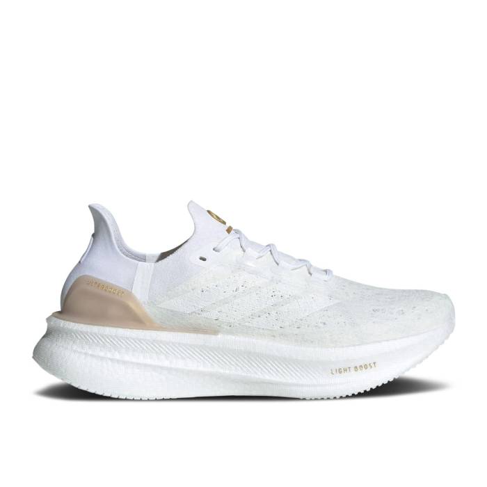 アディダス Adidas 【 Mercedes-Amg Petronas Formula One Team X Ultraboost 5 Strung \u0027White Matte Gold\u0027 Men Cloud White/Cloud White/Matte Gold 】 Team 野球クラブ メンズ 白いこと 白いこと ゴールド