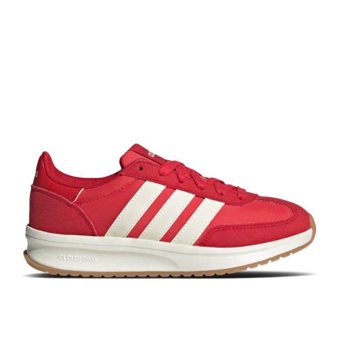アディダス Adidas 【 Run 70S 2.0 J \u0027Pure Ruby Off White\u0027 Youth Pure Ruby/Off White/Better Scarlet 】 幽客 お坊っちゃん キッズ 純然たる 白いこと 白いこと