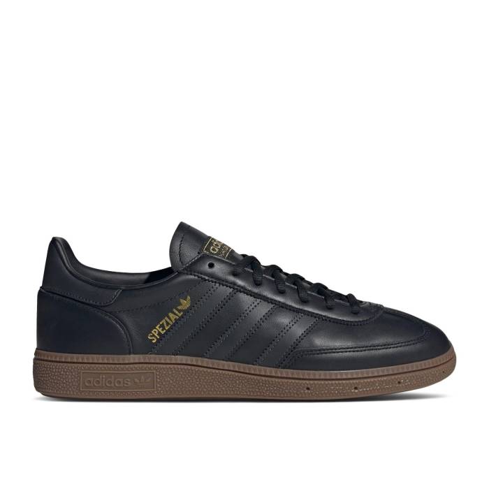 アディダス Adidas 【 Handball Spezial \u0027Core Black Gum\u0027 Men Core Black/Carbon/Gold Metallic 】 ハンドボール スペシアル 黒いこと 黒いこと メンズ 中核グループ 黒いこと 黒いこと 炭素 ゴールド