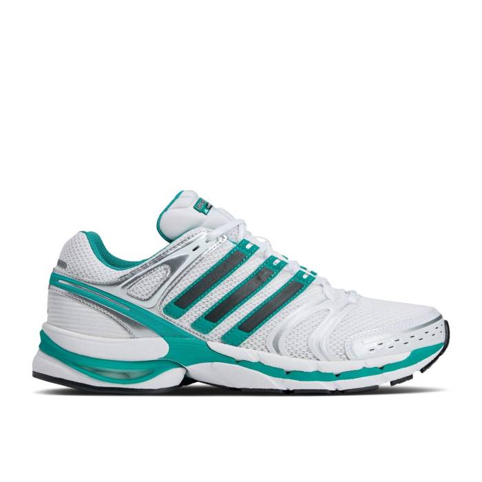 アディダス Adidas 【 Sporty \u0026 Rich X Adistar Control 5 \u0027Cloud White Pure Teal\u0027 Men Cloud White/Carbon/Pure Teal 】 白いこと 白いこと 純然たる メンズ 白いこと 白いこと 炭素 純然たる