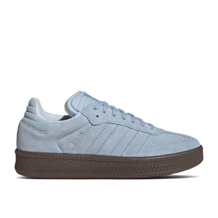 アディダス Adidas 【 Samba Xlg Wonder Blue Men Wonder Blue/Wonder Blue/Halo Blue 】 サンバ メンズ 青色 ブルー