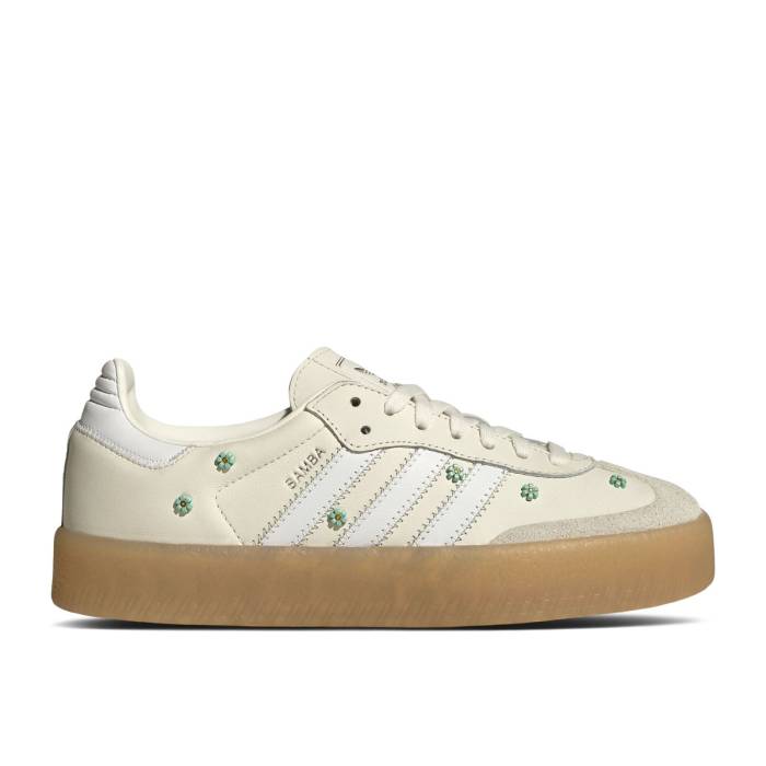 アディダス Adidas 【 Wmns Sambae \u0027Off White Mint\u0027 Women Off White/Cloud White/Clear Mint 】 白いこと 白いこと レディース 白いこと 白いこと